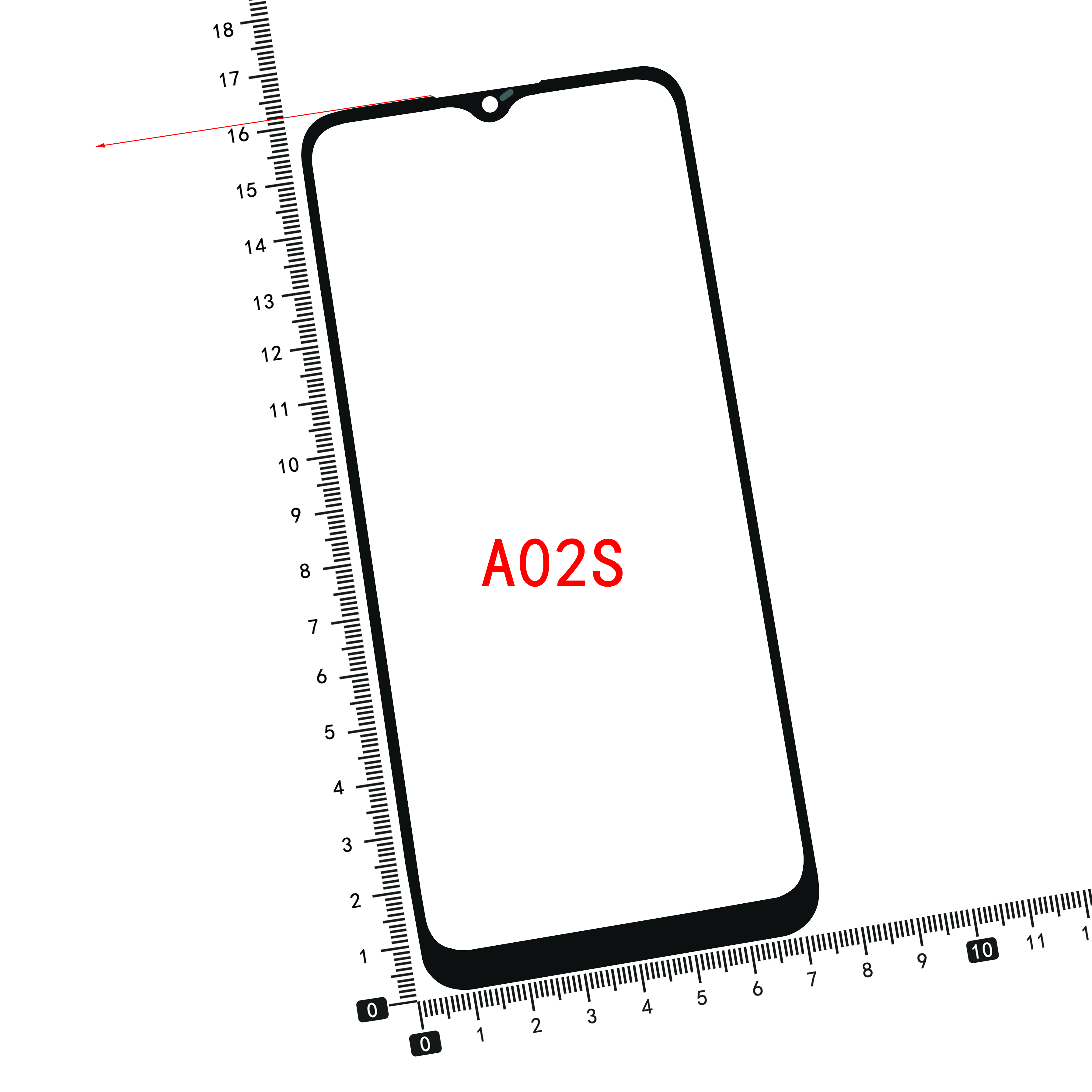 Pour Samsung A01 noyau A015 M01 A02S A10S A11 M11 A12 M12 A20 M10S A30S A20S A21 d'affichage Ã€ CRISTAUX LIQUIDES extÃ©rieur d'Ã©cran tactile En Verre Avant n° 6