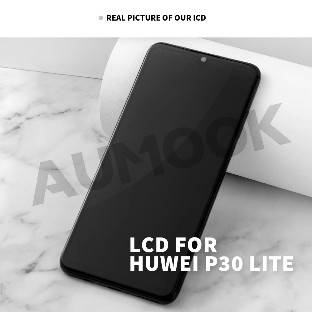 Ã‰cran tactile LCD d'origine pour HUAWEI P30 Lite, Ã©cran LCD pour HUAWE MAR-LX1M LXl'autorisation LX2 L21MEA LX3A, assemblage de HÃ©bergements eur d'Ã©cran n° 2