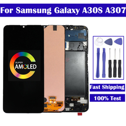 Super AMOLED Samsung Galaxy A30S LCD A307JoyA307G SM-A307F A307F Ã‰cran LCD avec assemblage de HÃ©bergements eur d'Ã©cran tactile