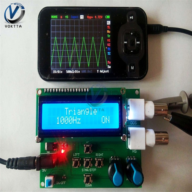 DDS fonction gÃ©nÃ©rateur de Signal sinus carrÃ© sciure Triangle gÃ©nÃ©rateur d'onde 1602 numÃ©rique LCD Module d'affichage n° 1