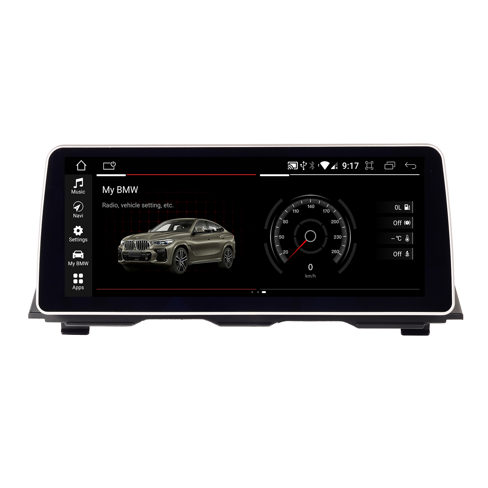 Ã‰cran d'affichage sans fil pour BMW, Carplay Auto, Android 13, Limitation de voiture, SÃ©rie 5, F10, F11, F12, CIC, NBT, GPS, WiFi, 4G, 12.3 pouces n° 2