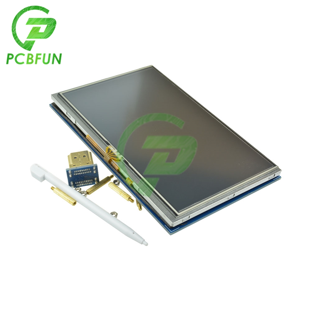 Ã‰cran tactile LCD TFT 5 pouces 840X480 HDMI, Module de protection pour Raspberry Pi 800 Ã— 480, haute rÃ©solution n° 1