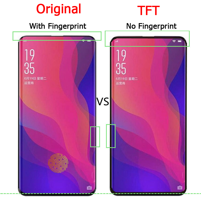 Ã‰cran tactile LCD avec chÃ¢ssis, 6.53 pouces, pour Realme X, pour OPPO K3/Reno2 Z/Reno2 F n° 4