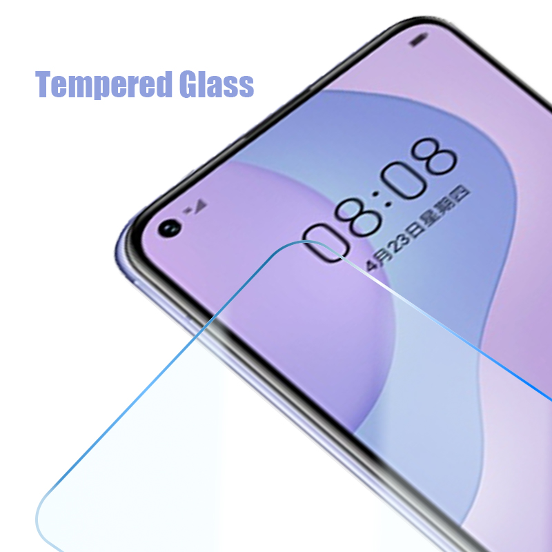 Protecteur d'Ã©cran en verre pour Huawei, 4 piÃ¨ces, pour modÃ¨les P40, P30, P20 Mate, 20 Lite, P Smart, Z 2021, Y7, Y6 2019, Honor 20, 10, 50 Lite, 8X, X8 n° 5