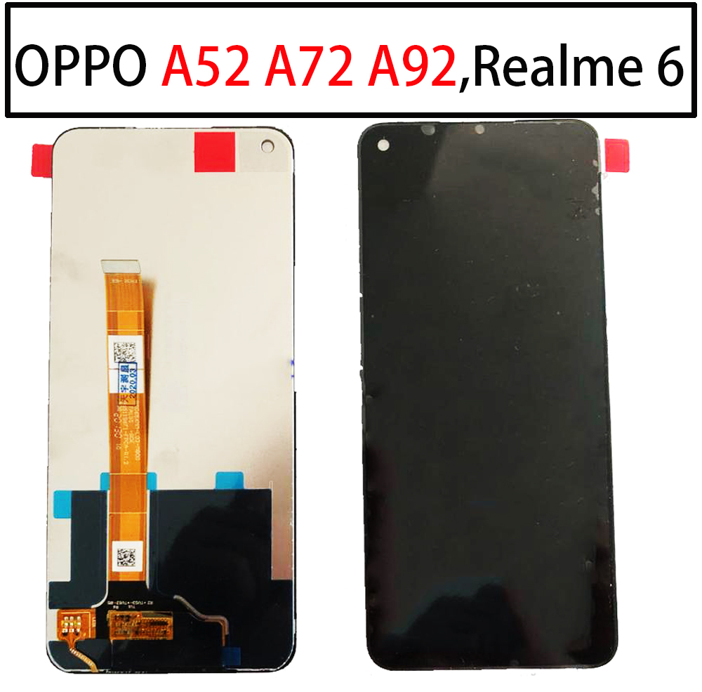 Ã‰cran tactile LCD, 6.5 pouces, pour oppo A52 PDAM10 CPH2069 A72 CPH2067 A92 CPH2059 Realme 6 RMX2001 6S RMX2002 n° 1