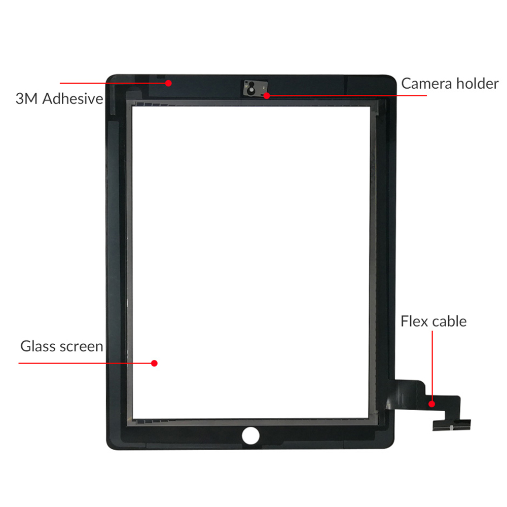 Ã‰cran tactile de remplacement, 9.7 pouces, pour iPad 2 A1395 A1396 A1397 n° 4