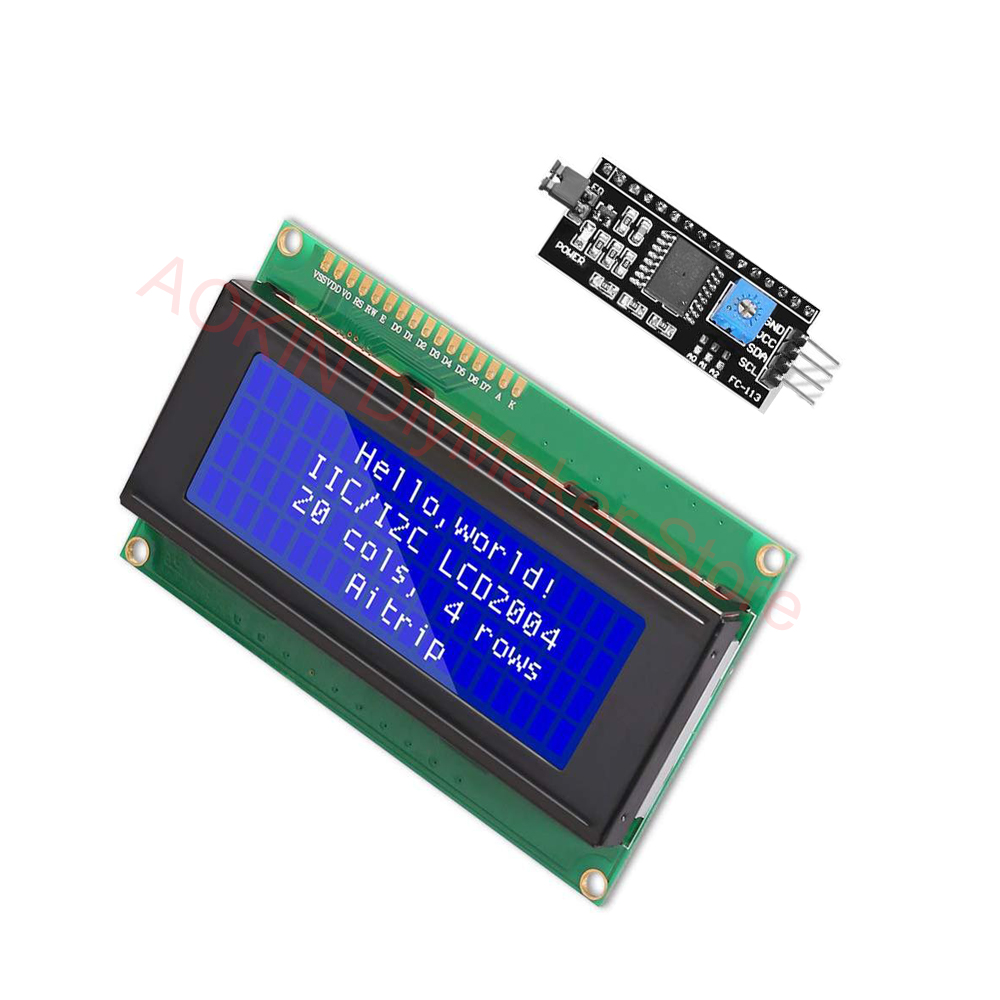 Hosp2004 IIC/I2C Ã‰cran LCD pour Ardu37, 2004 20tage, 5V Rick, Ã‰cran rÃ©tro4.2 bleu n° 1