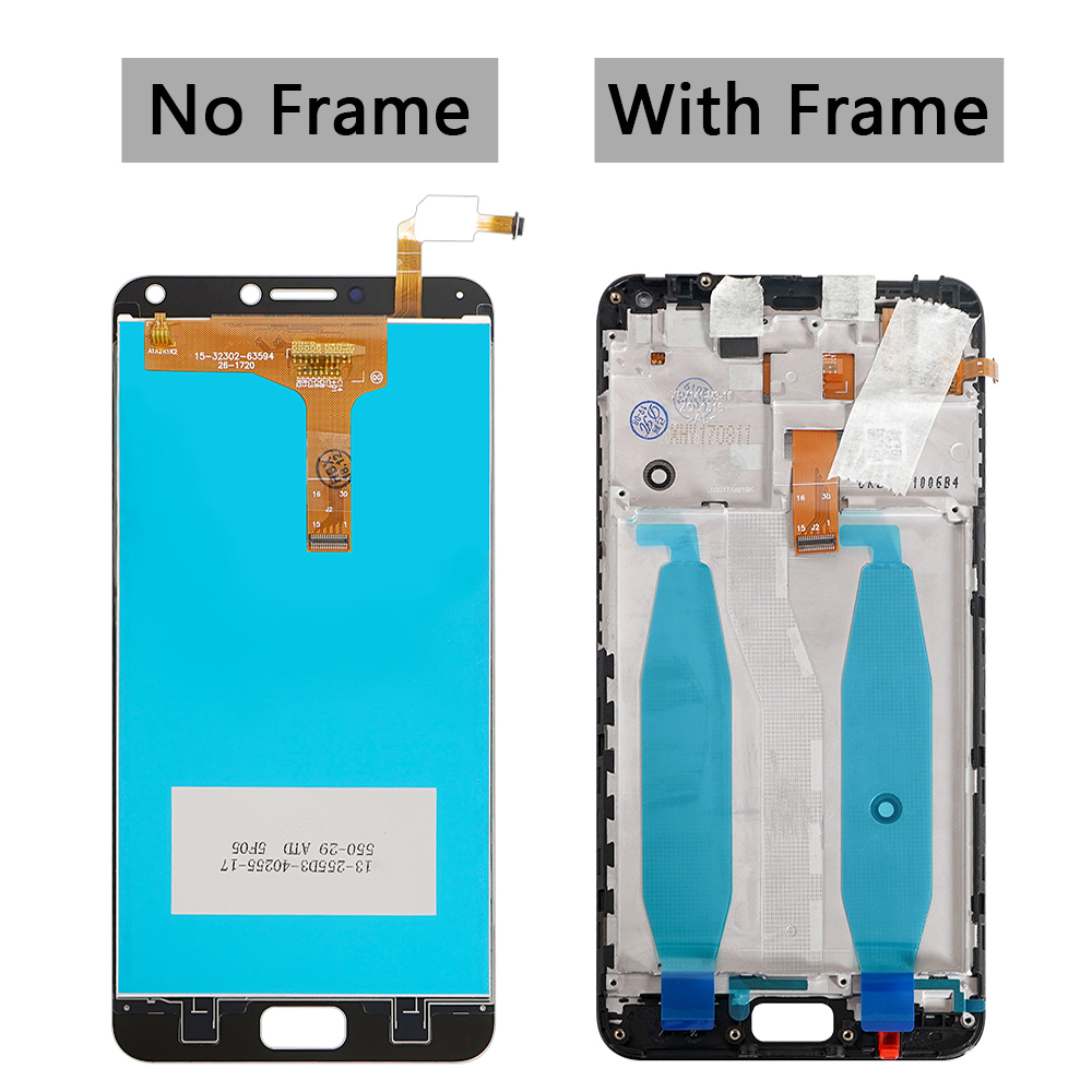 Ã‰cran tactile LCD avec cadre, HÃ©bergements eur, piÃ¨ces de rechange, ASUS Zenfone 4 Max, ZC554KL, X001D, 5.5 pouces, original n° 2