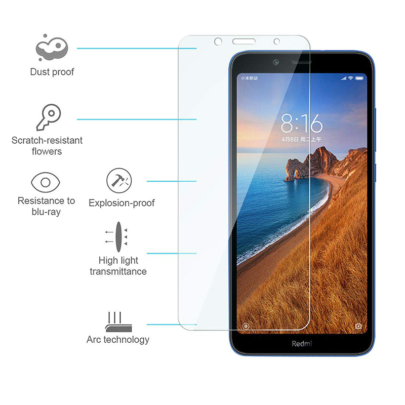 Protecteur d'Ã©cran en verre pour Xiaomi, Film de protection, Armure, Guatemala, Redmi 7A, Xaomi, Redmi7A, 7, A, Note 11, 10 Pro, 8, 9, A, C, S, 2 piÃ¨ces n° 2