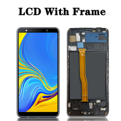 100% Test A750 LCD Pour Samsung Galaxy A7 2018 A750 Affichage Avec Cadre SM-A750F Execute JoyTouch Ã‰cran Digitizer PiÃ¨ces De Rechange small picture n° 3