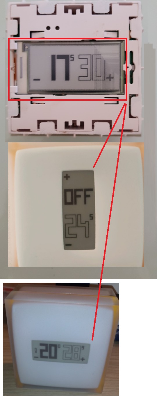 Ã‰cran LCD pour Netatmo Pro Smart Thermoandre( NTH-PRO) Ã‰cran de rÃ©paration n° 2