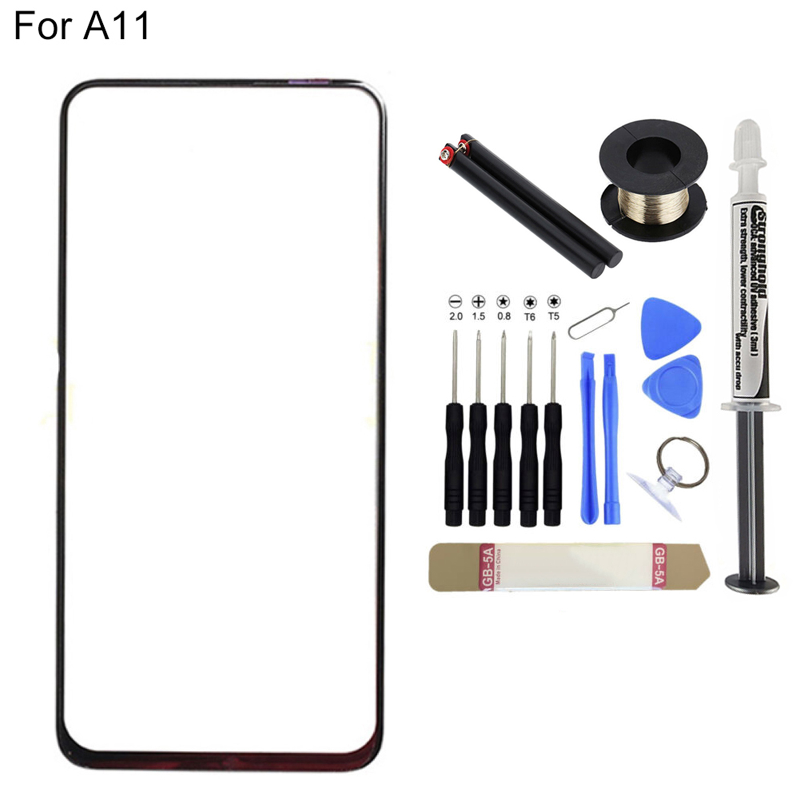 Kit d'outils de remplacement de lentille extÃ©rieure d'Ã©cran, couvercle en verre pour Samsung Galaxy A71 01 A11 A21 A31 A41 A51 n° 3