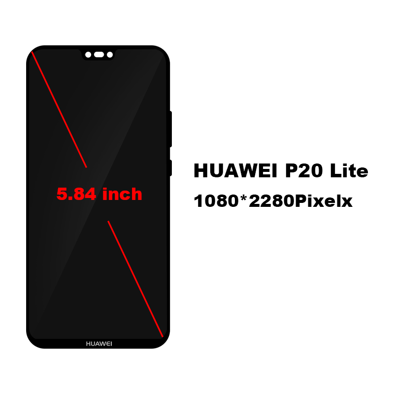 5.84 Pour HUAWEI P20 Lite Ã‰cran LCD NumÃ©riseur Pour HUAWEI P20 Lite Affichage ANE-LX1 ANE-LX3 Nova merveilleuse LCD PiÃ¨ces De Rechange n° 2