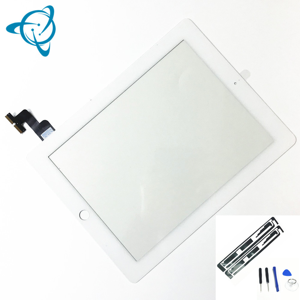 Shenyan Blanc Verre Tactile pour ipad 2 9.7 ''A1395 A1396 A1397 Ã‰CRAN TACTILE Digitizer Capteur Panneau de Verre NumÃ©riseur Nouveau n° 1