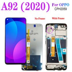 Ensemble Ã©cran tactile LCD de remplacement, 6.5 pouces, avec chÃ¢ssis, testÃ©, pour OPPO A92 2020 CPH2059