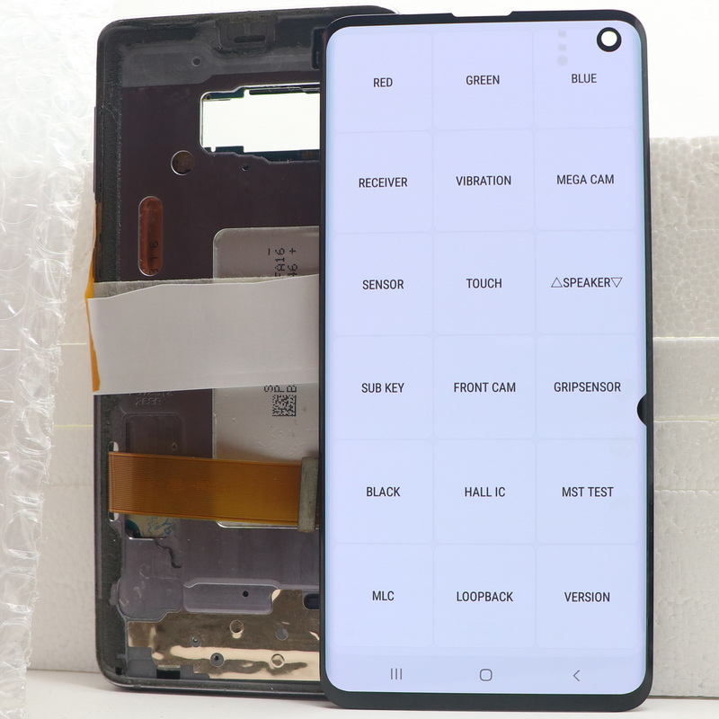 100% 6.1 LCD AMOLED d'origine pour Samsung Galaxy S10 G973 SM-G9730 G973F Affichage SM-G973F/DS et assemblage de HÃ©bergements eur d'Ã©cran tactile n° 3