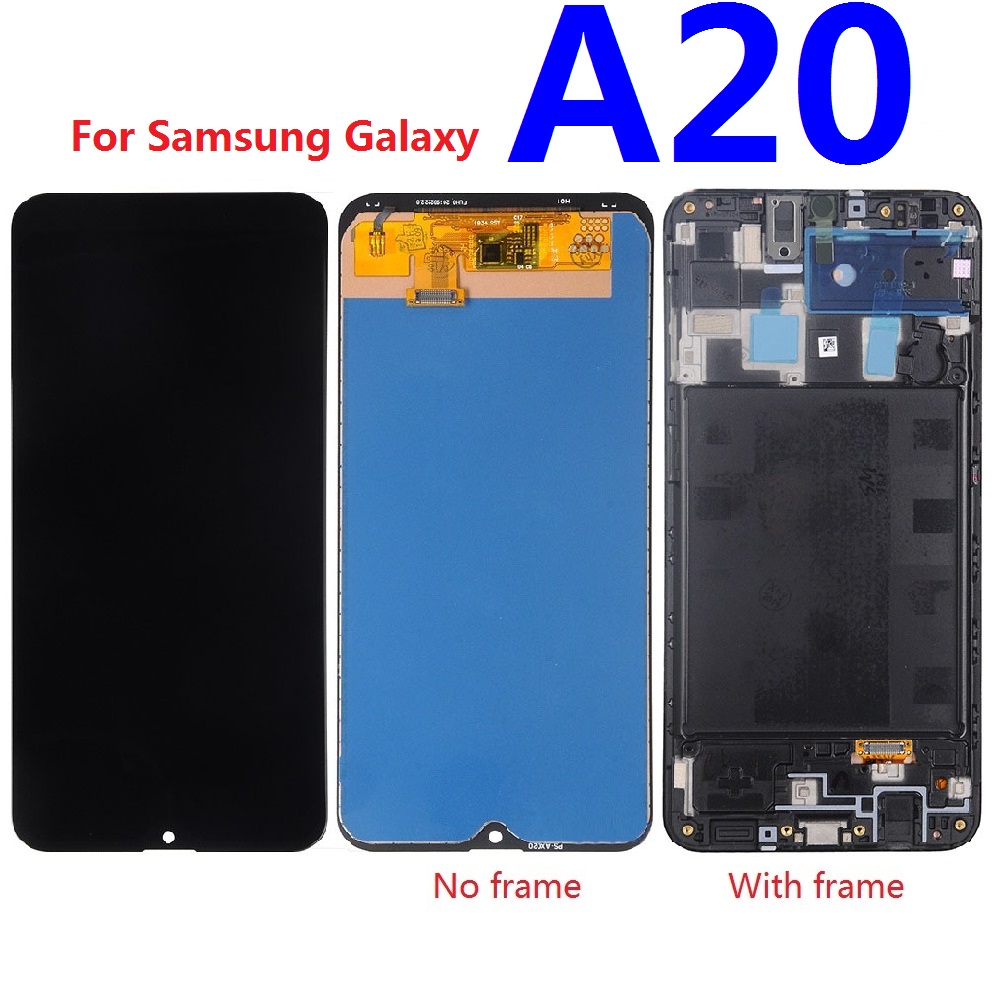 Ã‰cran tactile LCD de remplacement, pour Samsung Galaxy A20 A205 SM-A205F A205FN A205F/DS A205M A205GN/DS n° 1