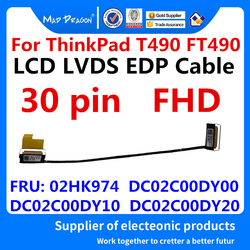 LVDS â€“ cÃ¢ble flexible pour Ã©cran LCD FHD, pour ThinkPad T490 FT490 T495 P43s 01YT382 02HK974 small picture n° 1