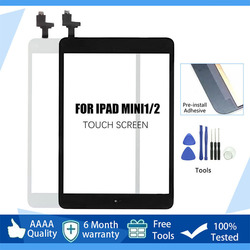 Nouveau Pour iPad Mini 1 2 Mini2 A1454 A1432 A1490 A1491 Ã‰cran Tactile IC CÃ¢ble de Bouton Ã€ La Maison D'affichage Ã€ CRISTAUX LIQUIDES D'affichage ExtÃ©rieur Panneau de NumÃ©riseur Remplacer small picture n° 1