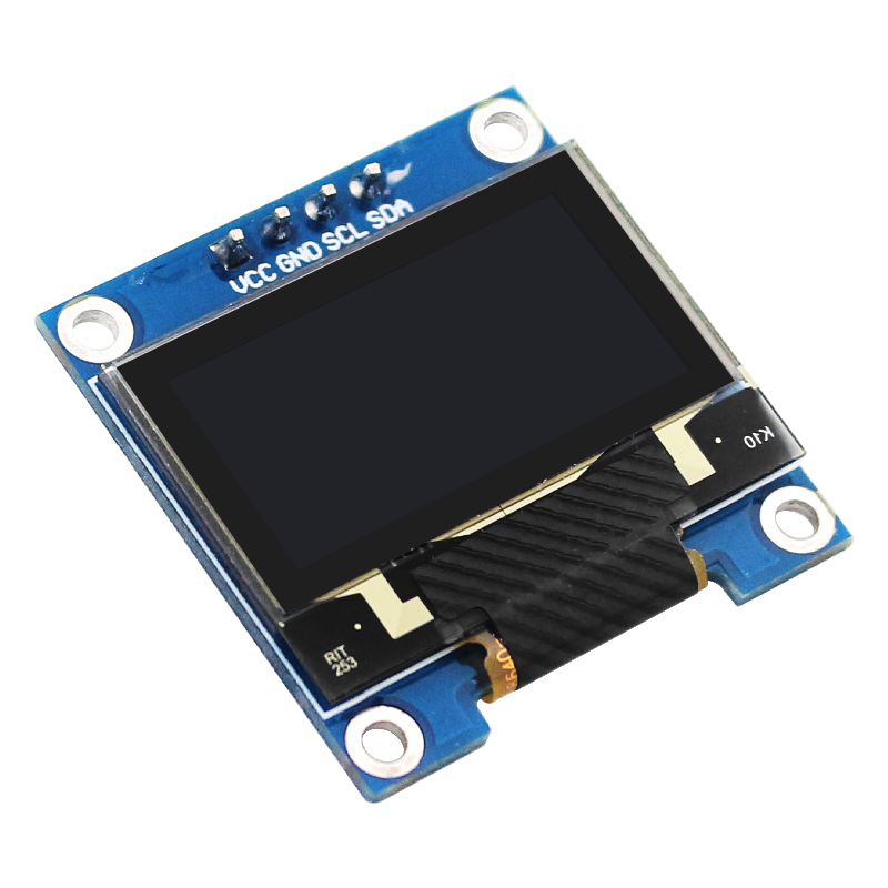 Raspberry Pi 4-Ã‰cran LCD OLED I2C 4 broches, affichage technique de la tempÃ©rature du processeur, disque dur IP, informations pour Ardu37STM32, 0.96 pouces n° 6