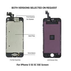 Ensemble Ã©cran tactile LCD de remplacement, AAA + camÃ©ra avant + Kit d'outils, pour iPhone 5 5C 5s SE 2016 small picture n° 3