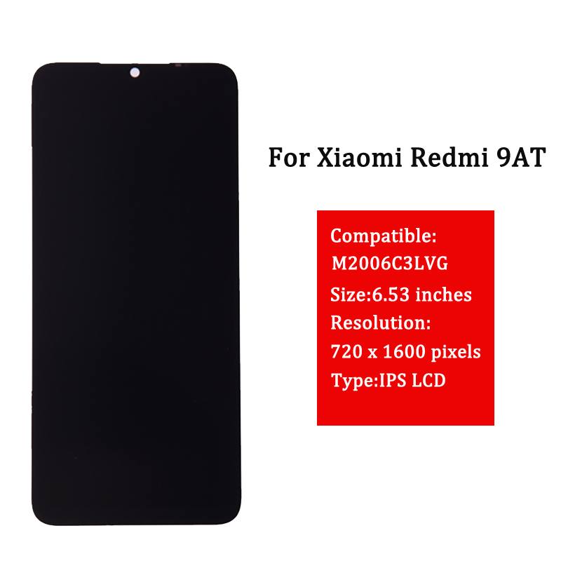 Ensemble Ã©cran tactile LCD de remplacement, 6.53 pouces, pour Xiaomi Redmi 9AT M2006C3LVG n° 2