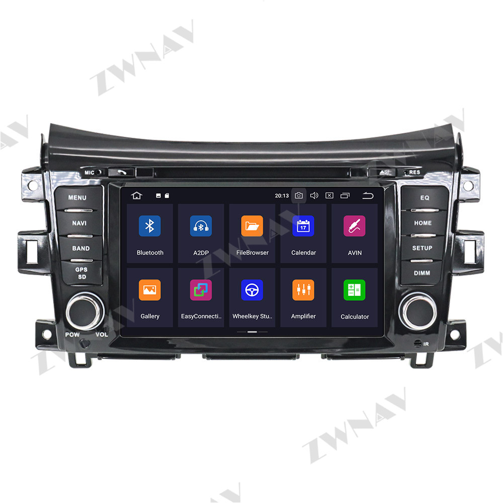 Autoradio NP300 Navara 2014 +, Android 10, 64 Go, Navigation GPS, Limitation, Lecteur n° 3