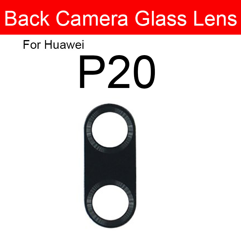 Dos Lentille En Verre Pour Huawei P20 P30 P40 Lite Pro Plus E 5G Verre Lentille ArriÃ¨re CamÃ©ra Lentille En Verre + Autocollant RÃ©paration PiÃ¨ces De Rechange n° 4