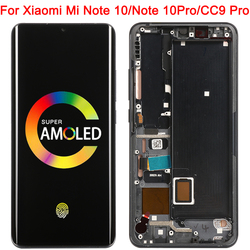 Ã‰cran tactile LCD AMOLED, pour Xiaomi Mi Note 10 Pro CC9 Lite M1910F4G, original