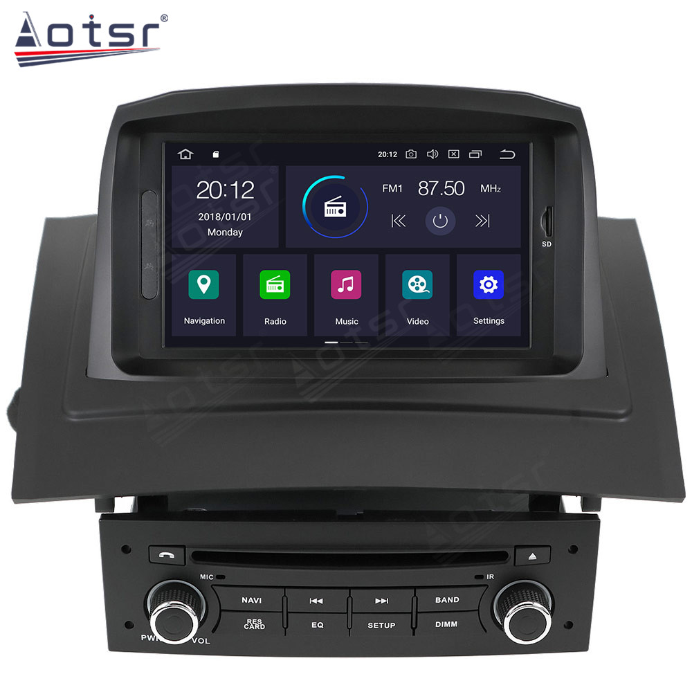 Autoradio Android 11, 4 Go/128 Go, Navigation GPS, DVD, WiFi, DSP, CarPlay, StÃ©rÃ©o, UnitÃ© Centrale pour Voiture Renault Megane 2 Fluence (2002-2008) n° 2