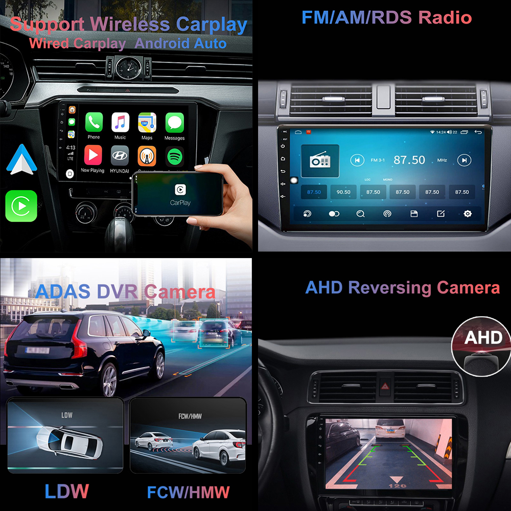 Autoradio 9 , Android 13, navigation GPS, DSP, IPS, Ã©cran QLED, lecteur vidÃ©o, pour voiture Nissan Navara D40 (2004-2010) n° 3