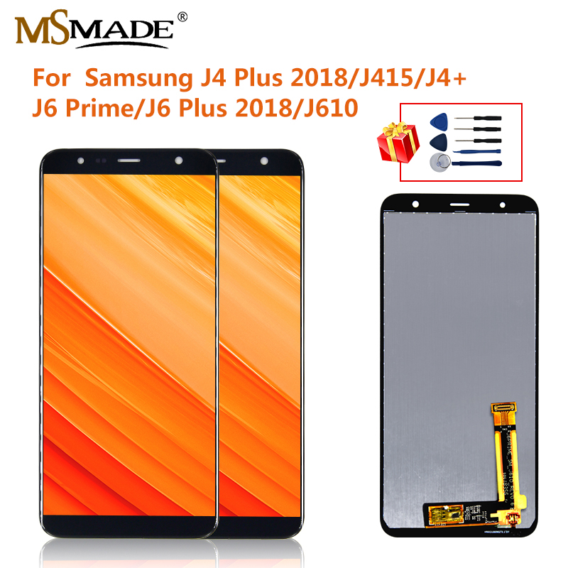 NumÃ©riseur d'Ã©cran tactile LCD pour Samsung Galaxy J6 Plus, piÃ¨ce de rÃ©paration, J610, J610F, J610JoyDisplay, J415, J4 Plus 2018 n° 1