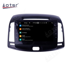 Autoradio Android, 4 go/128 go, navigation GPS, 2din, lecteur multimÃ©dia stÃ©rÃ©o, unitÃ© centrale, enregistreur cassette, pour voiture Hyundai Elantra 4 HD (2008 â€“ 2010) small picture n° 6