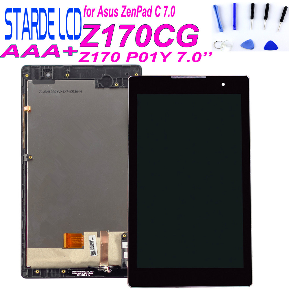 Ensemble Ã©cran tactile LCD avec chÃ¢ssis, pour Bali ZenSub C 7.0 Z170CG P01Y Z170, outils gratuits inclus n° 1