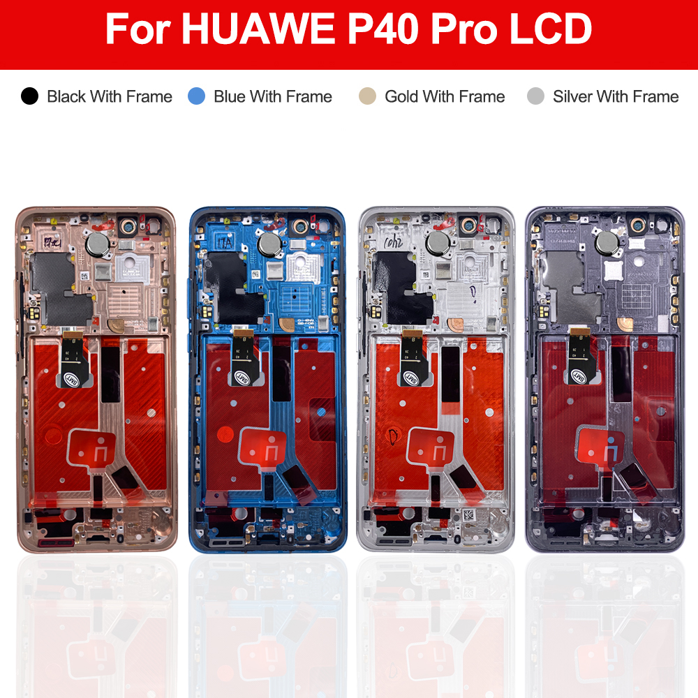 Écran OLED 6.58 d'origine pour HUAWEI P40 Pro écran LCD ELS-NX9 écran tactile Hébergements eur assemblée pour Huawei P40Pro ELS-N04 n° 3