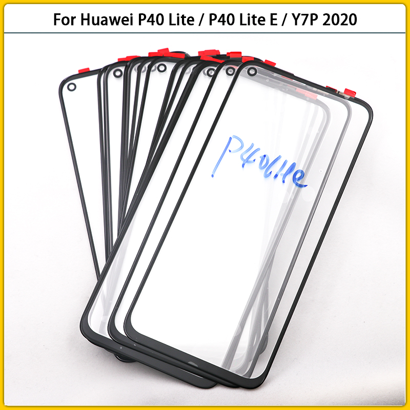 Ã‰cran tactile LCD avec OCA pour Huawei P40 Lite E / Y7P 2020, verre extÃ©rieur, lentille du panneau avant n° 2