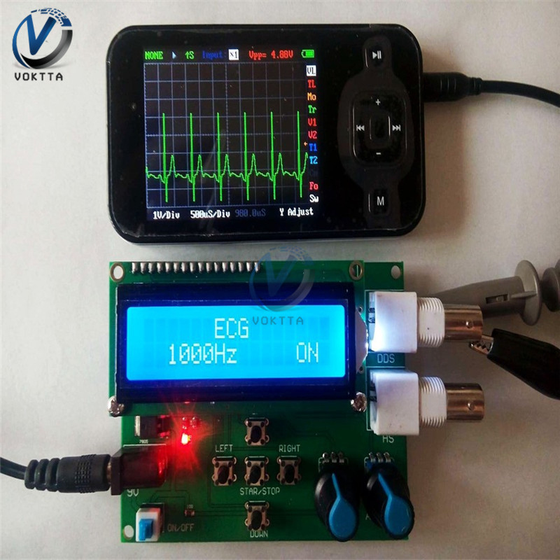 DDS fonction gÃ©nÃ©rateur de Signal sinus carrÃ© sciure Triangle gÃ©nÃ©rateur d'onde 1602 numÃ©rique LCD Module d'affichage n° 5