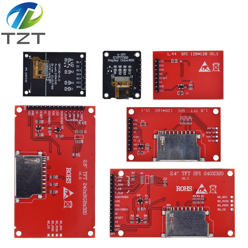 Ã‰cran TFT pour Ardu37, 0.96 pouces, 1.3 pouces, 1.44 pouces, 1.8 pouces, 2.4 pouces, 2.8 pouces, 3.5 pouces, technologie LCD ST7735 ILI9341, pilote petÃ©ventuelles I n° 3