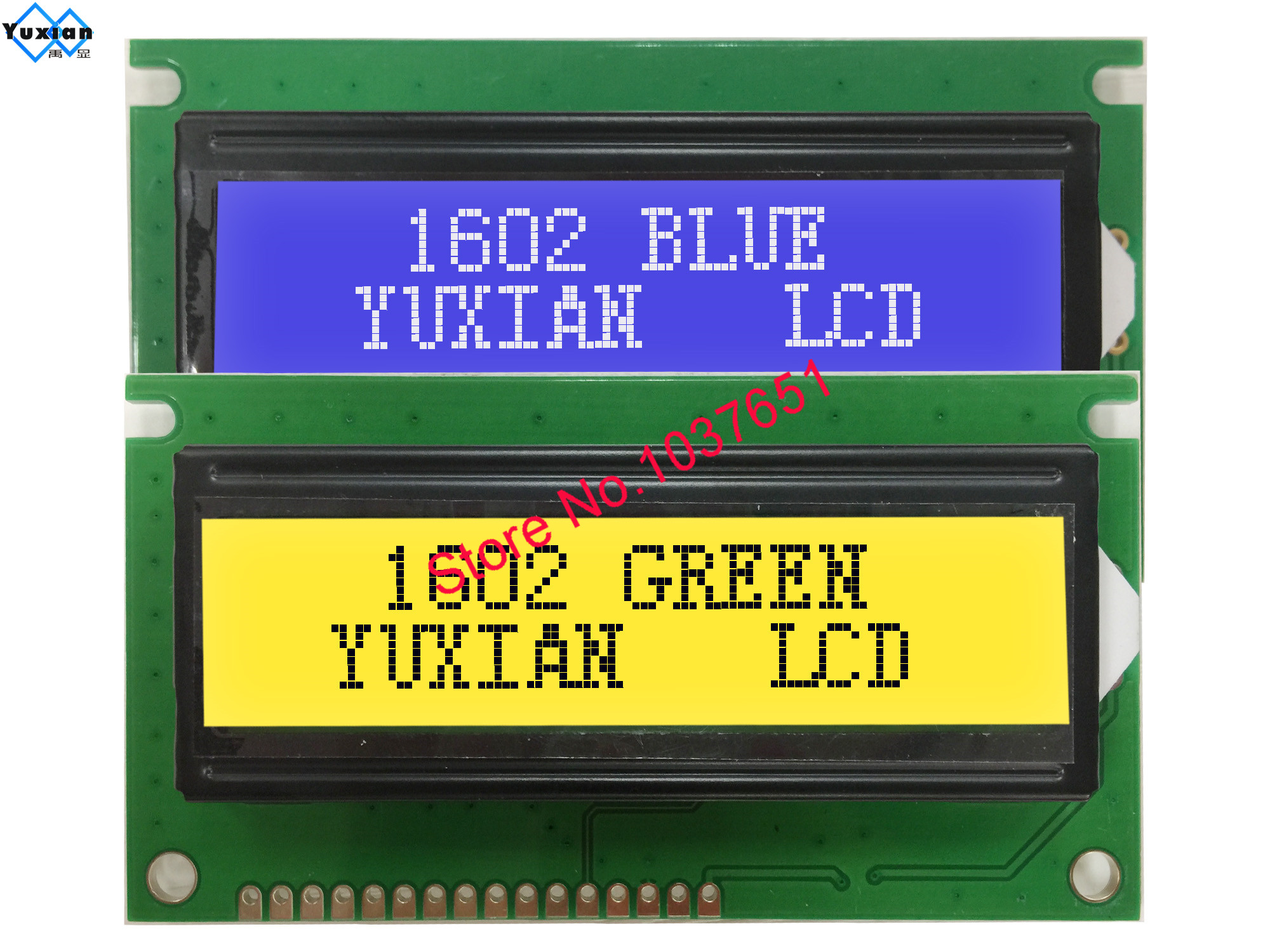 Ã‰cran d'affichage LCD avec module vert, 15PIN, LEDA, 16PIN, LEDK, 1602C, HD44780, BC1602H, 84*44mm n° 1