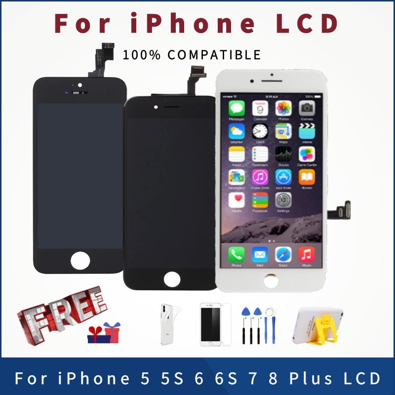 Bloc Ã©cran tactile LCD de remplacement, AAA, pour iPhone 5 5s 6 6S 7 8 Plus 7P 8P n° 1