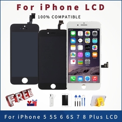 Bloc Ã©cran tactile LCD de remplacement, AAA, pour iPhone 5 5s 6 6S 7 8 Plus 7P 8P