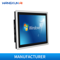 Panneau industriel tout-en-un, 10.4/12.1/15/17/19 pouces, mini ordinateur, Ã©cran tactile capacitif, avec Core i3 RS232 com, Windows 7/10