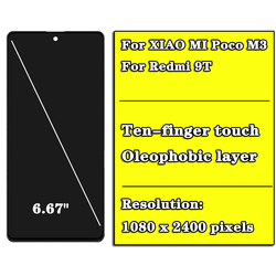 PiÃ¨ces de rechange d'Ã©cran LCD pour Xiaomi, POCO M3, Redmi 9T, J19S, M2010J19, Xenon, Original, 6.53 pouces small picture n° 2