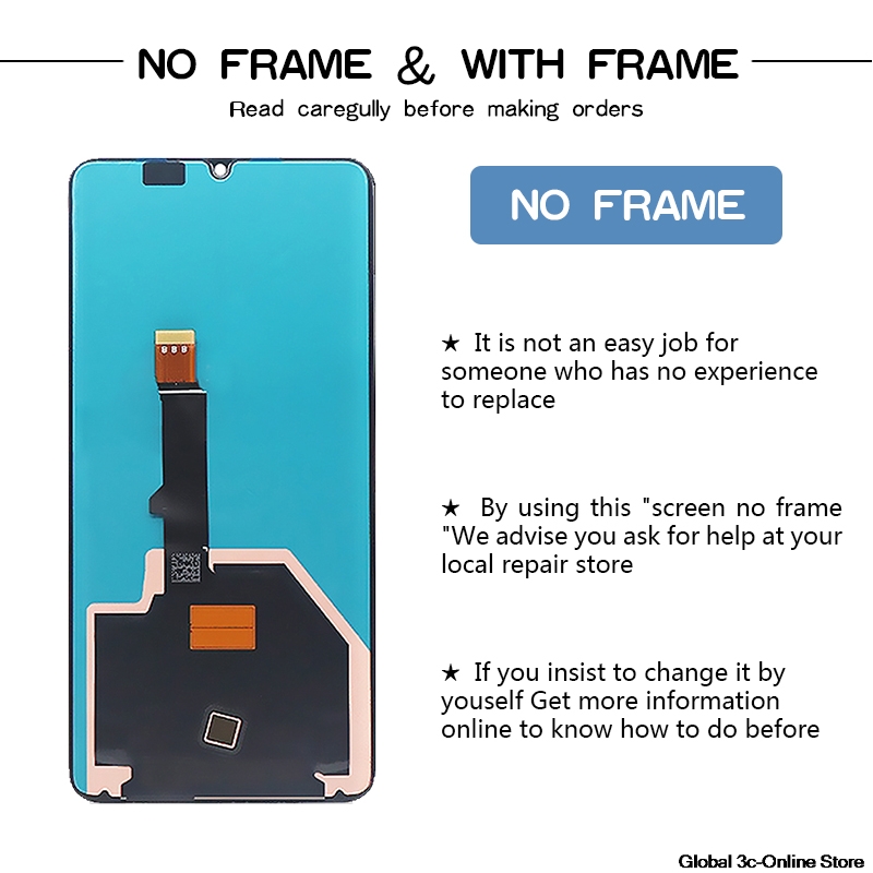 Pour Huawei P30PRO LCD Pour Huawei P30 Pro LCD Ã‰cran LCD Ã‰cran Tactile Digitizer Assemblage VOG-L29 Original Super AMOLED n° 2