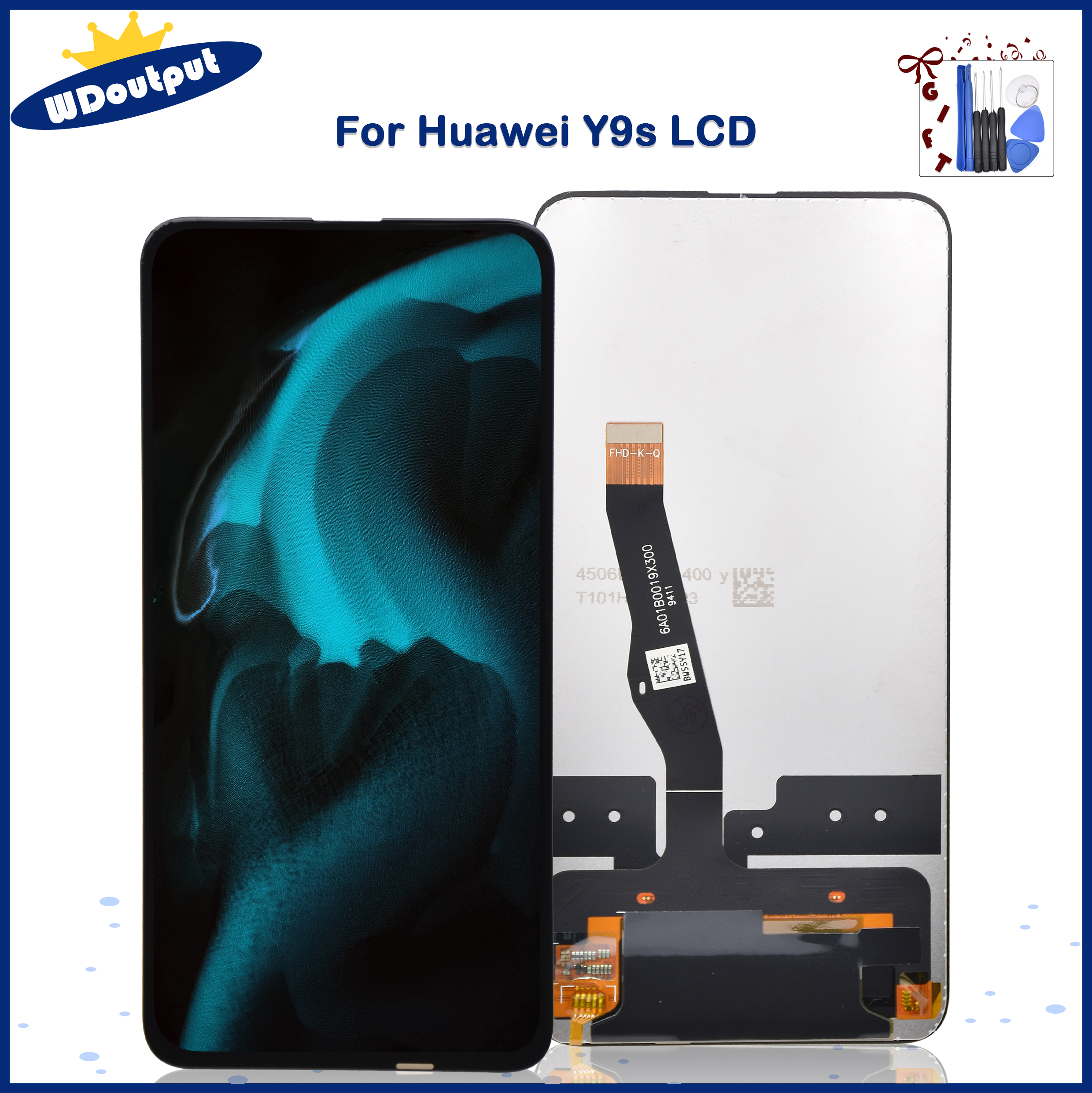 Bloc Ã©cran tactile LCD de remplacement, 6.59 pouces, avec chÃ¢ssis, pour Huawei P Smart Z Y9 Prime 2019 Y9s, original n° 1