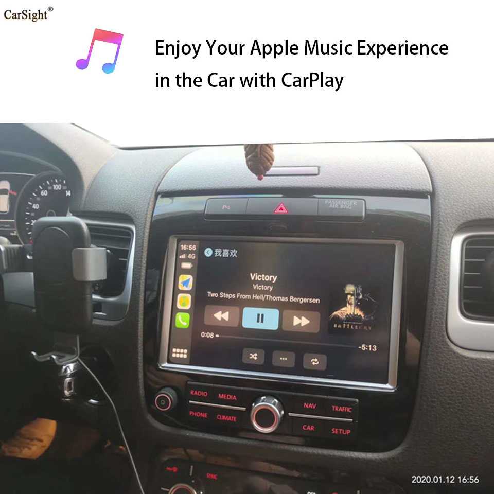 Apple CarPlay et Android Auto Retrofit pour Volkswagen Touareg, Audio RNS850, VÃ©hicules de 2010 Ã  2017, Nouveau n° 3