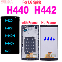 Ensemble écran tactile LCD avec châssis, 4.7 pouces, pour LG Spirit H440 H442 H420 C70 H422 H440N H440Y