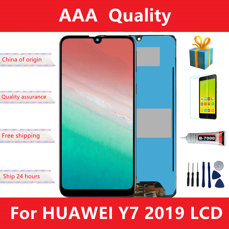 Pour Huawei Y7 2019 LCD Écran Tactile Avec Cadre Pour Y7 Premier 2019 DUB-LX3 DUB-L23 DUB-LX1 lWind n° 1