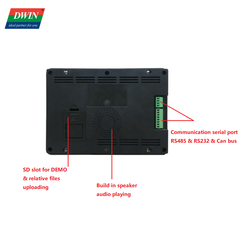 DWIN-Ã‰cran LCD HMI Intelligent TFT de 7 Pouces, Technologie d'Affichage RS232/RS485/Can Bus, Fonctionne avec Ardu37/ STM/ESP32, 1024x600 small picture n° 3