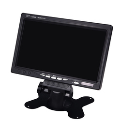 Moniteur de Voiture TFT LCD CCD HD NumÃ©rique 16:9, 7 Pouces, Ã‰cran 1024x600, EntrÃ©e VidÃ©o 2 Voies pour PaupiÃ¨res, CamÃ©ra de Rectransistors, DVD VCD small picture n° 4